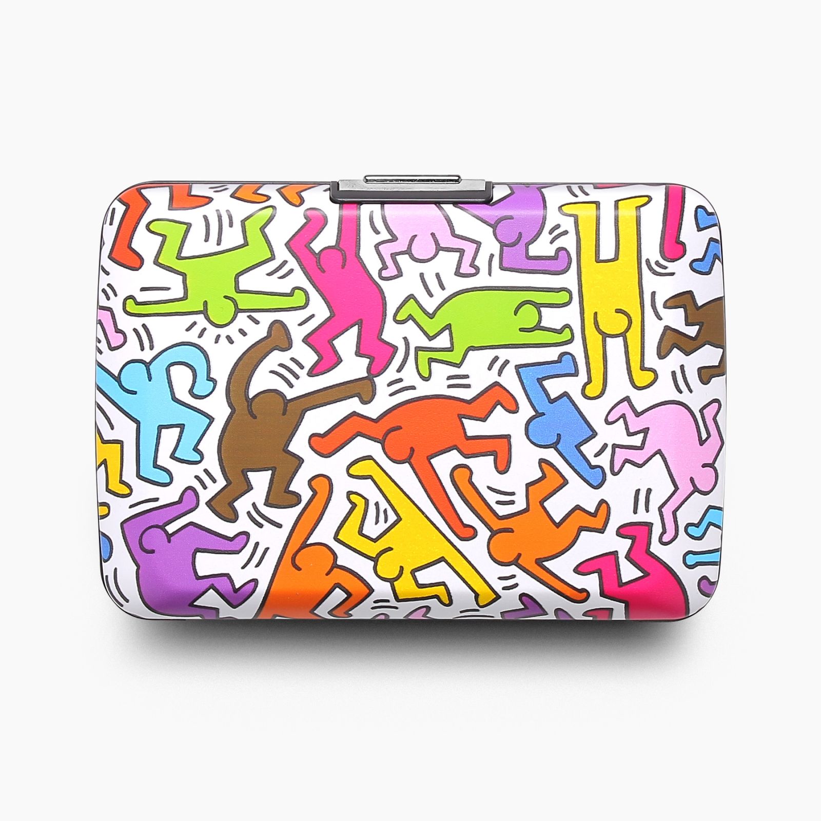 OGON Aluminum Wallet Smart Case V2.0 - Keith Haring Color